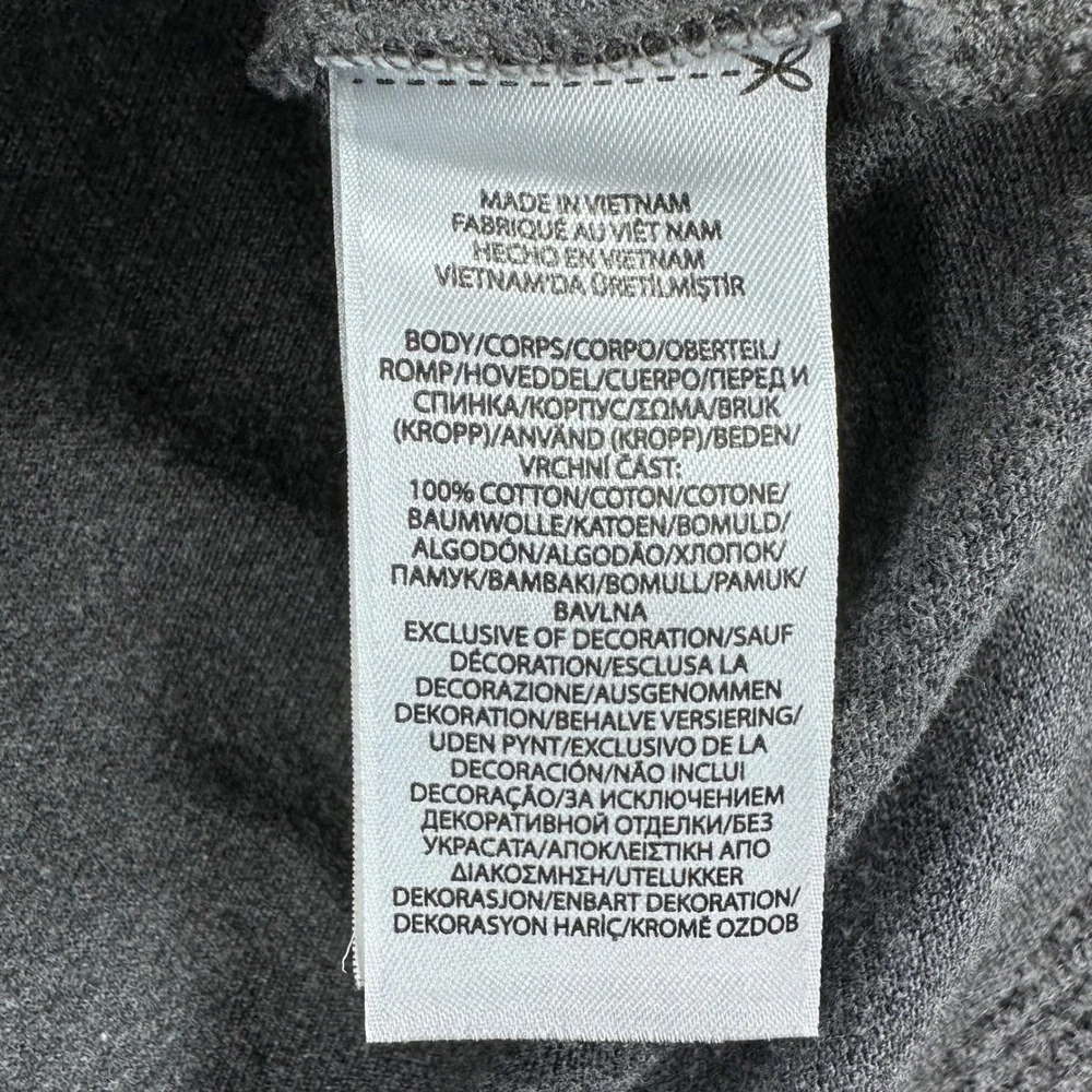 Polo Ralph Lauren Polo Shirt Mens M Medium Grey Long Sleeve Classic Fit Pony